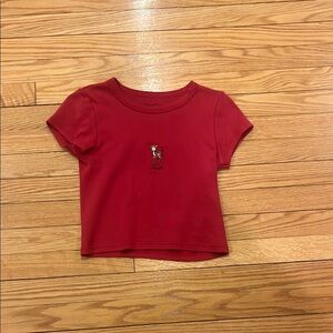 Brandy Melville Red Tee